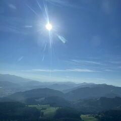 Flugwegposition um 14:04:03: Aufgenommen in der Nähe von Kindberg, Österreich in 1145 Meter